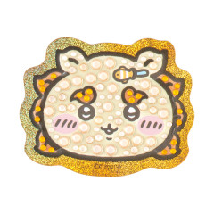 Japan Chiikawa Jewelry Deco Sticker - Shisa : Hologram Face Wearing Hair Clip