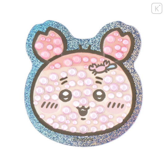 Japan Chiikawa Jewelry Deco Sticker - Furuhonya Kani-chan : Hologram Face Wearing Hair Clip - 1