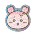 Japan Chiikawa Jewelry Deco Sticker - Furuhonya Kani-chan : Hologram Face Wearing Hair Clip - 1