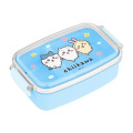 Japan Chiikawa Bento Lunch Box 500ml - Chiikawa & Hachiware & Usagi : Flower Blue - 1