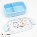Japan Chiikawa Bento Lunch Box 500ml - Chiikawa & Hachiware & Usagi : Flower Blue - 2