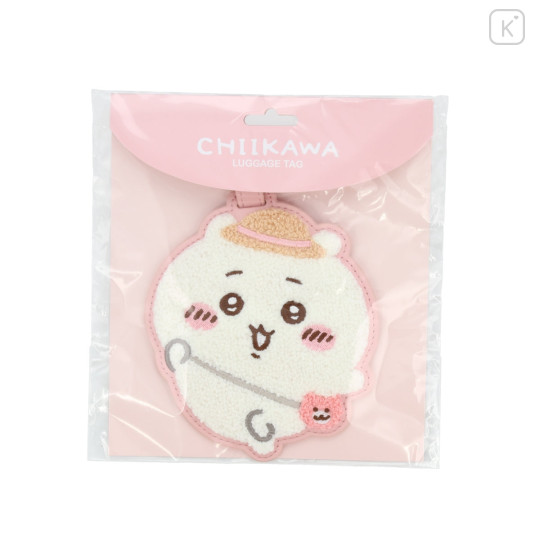 Japan Chiikawa Embroidery Luggage Tag - Chiikawa : Happy Travel - 3