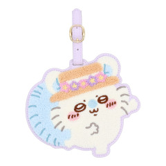 Japan Chiikawa Embroidery Luggage Tag - Momonga : Happy Travel