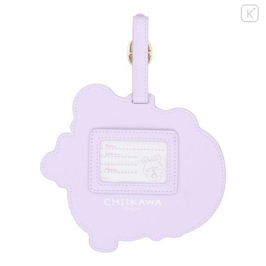 Japan Chiikawa Embroidery Luggage Tag - Momonga : Happy Travel - 2