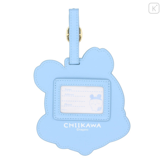 Japan Chiikawa Embroidery Luggage Tag - Furuhonya Kani-chan : Happy Travel - 2