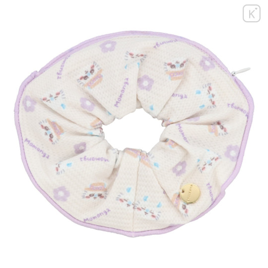 Japan Chiikawa Zipper Scrunchie - Momonga : Happy Travel - 1