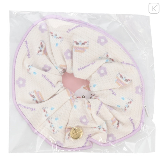 Japan Chiikawa Zipper Scrunchie - Momonga : Happy Travel - 3