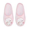 Japan Chiikawa Portable Travel Foldable Slippers & Drawstring Bag - Chiikawa : Happy Travel Pink - 1