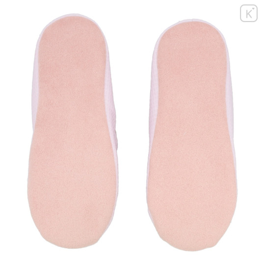 Japan Chiikawa Portable Travel Foldable Slippers & Drawstring Bag - Chiikawa : Happy Travel Pink - 2