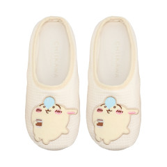 Japan Chiikawa Portable Travel Foldable Slippers & Drawstring Bag - Usagi : Happy Travel