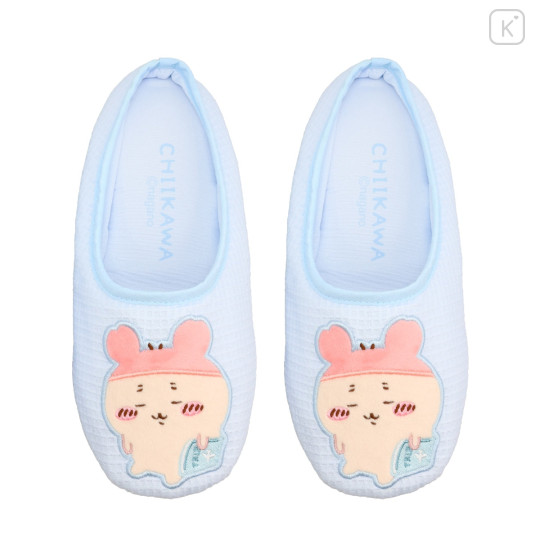 Japan Chiikawa Portable Travel Foldable Slippers & Drawstring Bag - Furuhonya Kani-chan : Happy Travel - 1