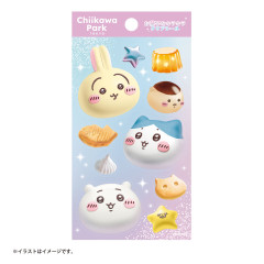 Japan Chiikawa Glitter Clear Sticker - Chiikawa : Chiikawa Park Sweet