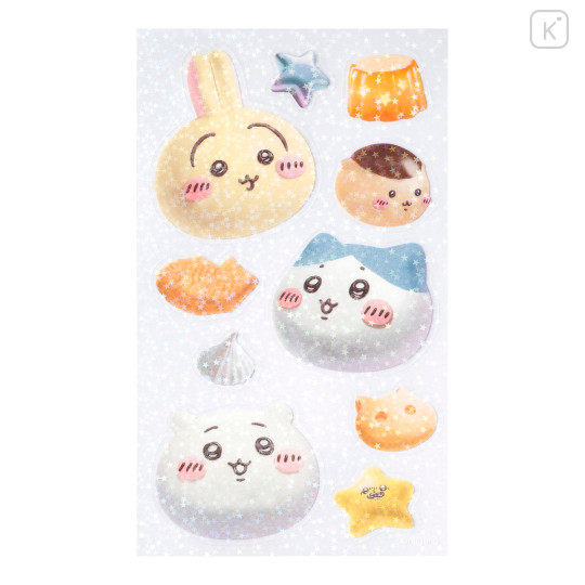 Japan Chiikawa Glitter Clear Sticker - Chiikawa : Chiikawa Park Sweet - 2
