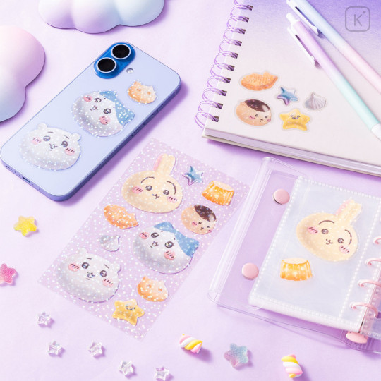 Japan Chiikawa Glitter Clear Sticker - Chiikawa : Chiikawa Park Sweet - 4