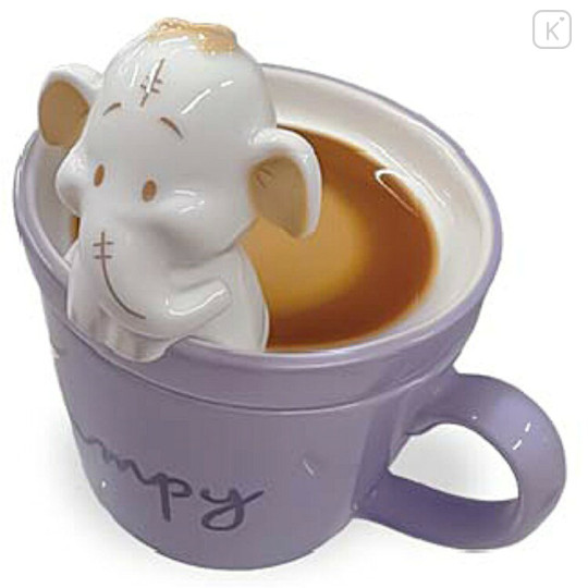 Japan Disney Mascot Mug with Lid - Lumpy : Cafe Latte Art - 2