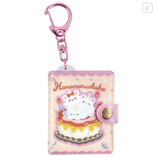 Japan Sanrio Mini Sticker Book Keychain - Hanamaruobake : Birthday Pink - 1