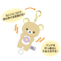 Japan San-X Mascot Holder - Rilakkuma : Basic Rilakkuma Flower Vibrating - 2