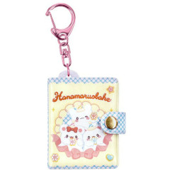 Japan Sanrio Mini Sticker Book Keychain - Hanamaruobake : Birthday Yellow
