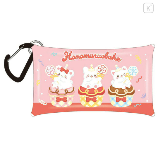 Japan Sanrio Clear Multi Case (S) - Hanamaruobake : Dolly Mix Birthday Pink - 1