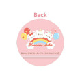 Japan Sanrio Clear Multi Case (S) - Hanamaruobake : Dolly Mix Birthday Pink - 2