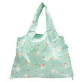 Japan Sanrio Eco Shopping Bag With Pouch - Hanamaruobake : Birthday Mint - 1