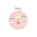 Japan Sanrio Cosmetic Pouch - Hanamaruobake : Birhthday Pink - 2