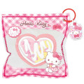 Japan Sanrio Super Soft Squeeze Keychain - Hello Kitty : Heart Rollcake Pink - 1