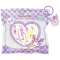 Japan Sanrio Super Soft Squeeze Keychain - Kuromi : Heart Rollcake - 1