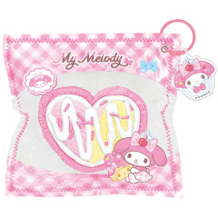 Japan Sanrio Super Soft Squeeze Keychain - My Melody : Heart Rollcake