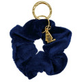 Japan Moomin Scrunchie Charm - Moomintroll : Navy Gold Metal Charm - 1