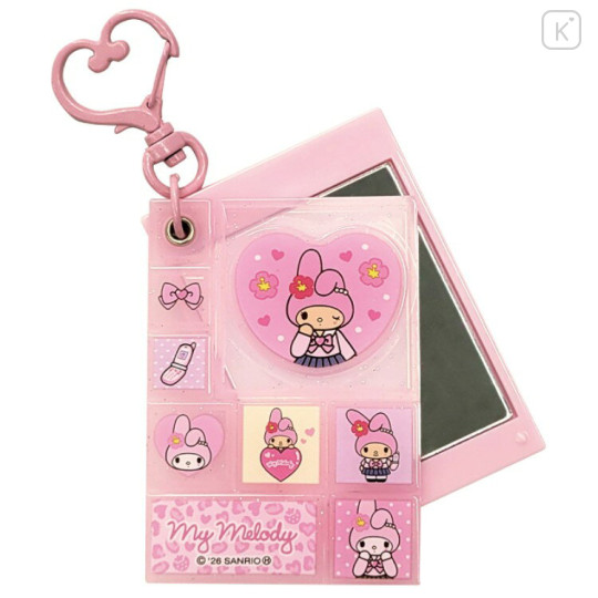 Japan Sanrio Slide Mirror - My Melody : Gogo Gal Collection Style Up Tile Sticker Style - 1