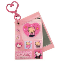 Japan Sanrio Slide Mirror - Hello Kitty : Gogo Gal Collection Style Up Tile Sticker Style