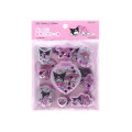 Japan Sanrio Puffy Glitter Stickers - Kuromi & My Melody : Ribbons - 1