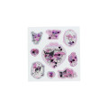Japan Sanrio Puffy Glitter Stickers - Kuromi & My Melody : Ribbons - 3