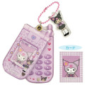 Japan Sanrio Acrylic Keychain - Kuromi : Gogo Gal Collection Style Up Flip Phone Style - 2