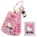 Japan Sanrio Acrylic Keychain - Hello Kitty : Gogo Gal Collection Style Up Flip Phone Style - 1
