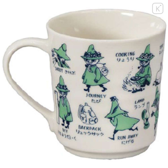 Japan Moomin Porcelain Mug - Snufkin : Detailed Explanation - 2