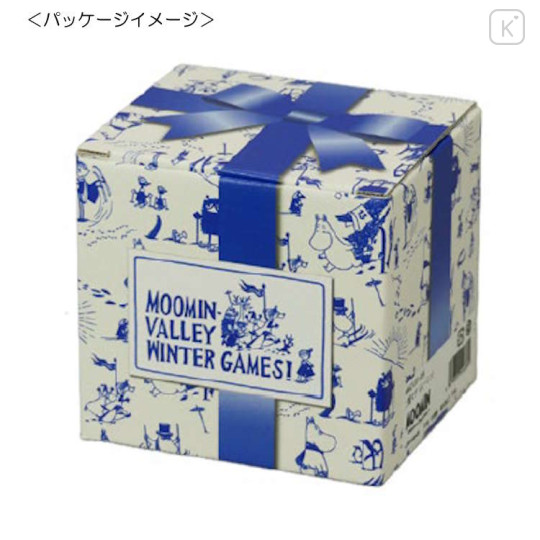 Japan Moomin Porcelain Mug - Little My & Moomintroll & Snufkin : Winter Games - 3