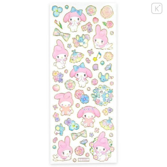Japan Miki Takei × Sanrio Foil Edge Clear Seal - My Melody : Flower Fairies - 2
