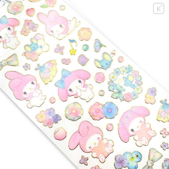 Japan Miki Takei × Sanrio Foil Edge Clear Seal - My Melody : Flower Fairies - 3