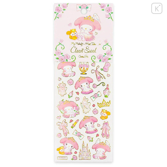 Japan Miki Takei × Sanrio Foil Edge Clear Seal - My Melody : Fairy Tale Princess - 1