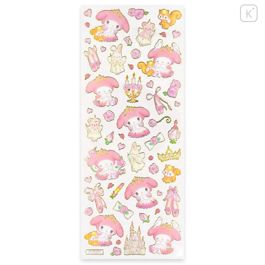 Japan Miki Takei × Sanrio Foil Edge Clear Seal - My Melody : Fairy Tale Princess - 2