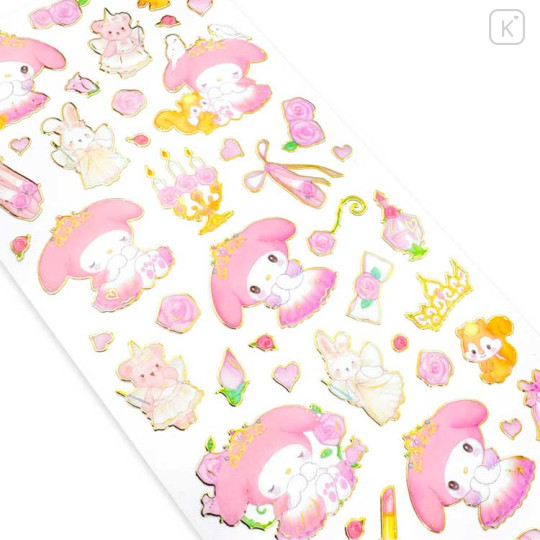 Japan Miki Takei × Sanrio Foil Edge Clear Seal - My Melody : Fairy Tale Princess - 3