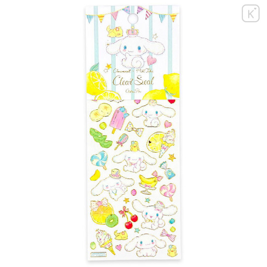 Japan Miki Takei × Sanrio Foil Edge Clear Seal - Cinnamoroll : Fresh Citrus - 1