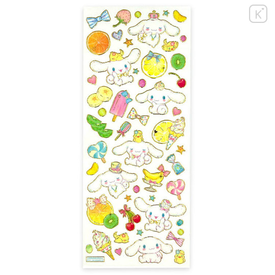 Japan Miki Takei × Sanrio Foil Edge Clear Seal - Cinnamoroll : Fresh Citrus - 2