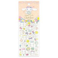 Japan Miki Takei × Sanrio Foil Edge Clear Seal - Cinnamoroll : Pastel Bouquet