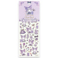 Japan Miki Takei × Sanrio Foil Edge Clear Seal - Kuromi : Dark Feminine - 1