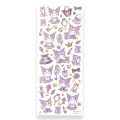 Japan Miki Takei × Sanrio Foil Edge Clear Seal - Kuromi : Dark Feminine - 2