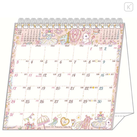 Japan Miki Takei Desk Calendar - 2027 - 1