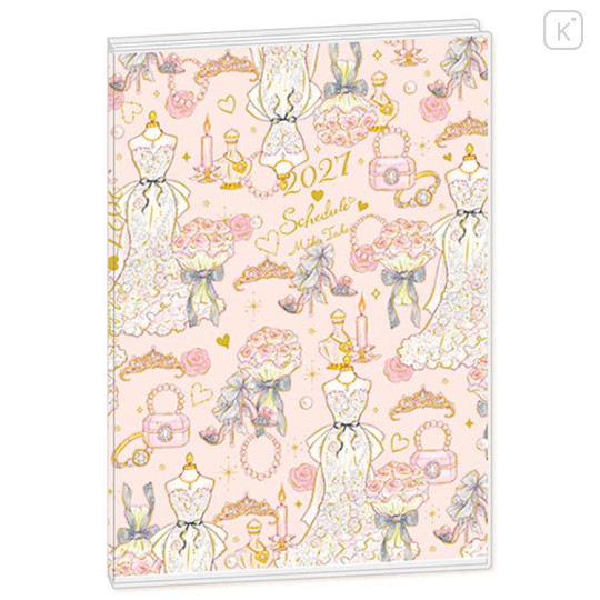 Japan Miki Takei B6 Planner Weekly Schedule Book - Rose Lace 2027 - 1